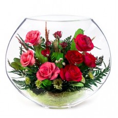 "NaturalFlowers" Арт: EMR5c-01 цветы в стекле